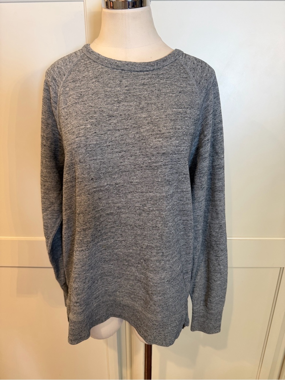 Jcrew Cozy Grey Crewneck Women's Sweater